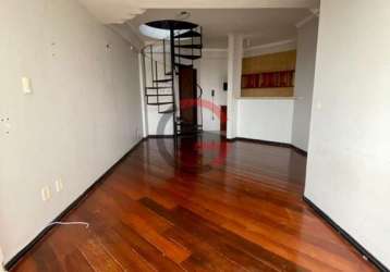 Alugue cobertura em são francisco - 1 suíte, 85m² por r$1800