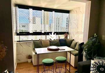 Vendo apartamento em andar alto de 3 quartos no rosarinho por r$775.000,00