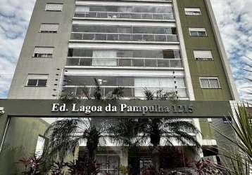 Apartamento mobiliado a venda ed. lagoa da pampulha - bairro neva em cascavel, em frente ao incra