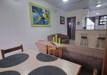 Apartamento com amplo dormitório à venda, 55 m² por r$ 315.000 - massaguaçu - caraguatatuba/sp