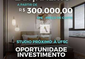 Studio à venda, 30 m² por r$ 300.000 - trindade - florianópolis/sc