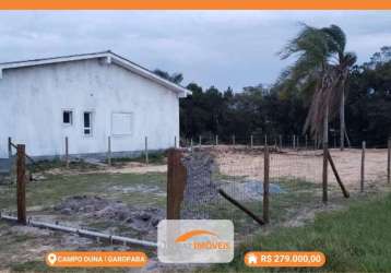 Terreno à venda em campo duna, garopaba , 470 m2 por r$ 279.000