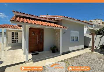 Casa com 3 quartos à venda no village, imbituba , 91 m2 por r$ 800.000