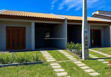 Casa com 3 dormitórios à venda, 70 m² por r$ 350.000,00 - lagoa cortada - balneário gaivota/sc