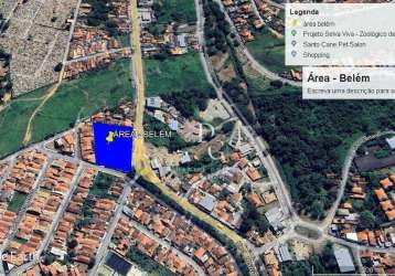 Área à venda, 7328 m² por r$ 9.200.000,00 - belém - taubaté/sp