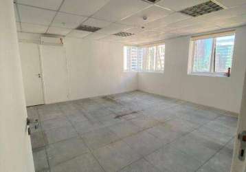 Conjunto comercial com 3 salas para alugar, 130 m² por r$ 12.200/mês - cidade monções - são paulo/sp