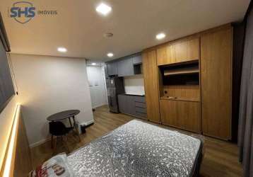 Apartamento com 1 dormitório para alugar, 25 m² - victor konder - blumenau/sc