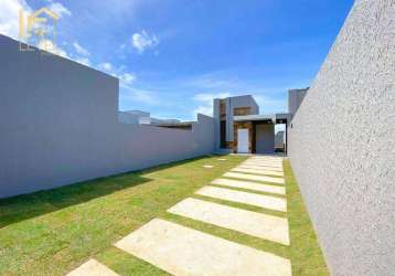 Casa com 1 dormitório à venda, 81 m² por r$ 230.000,00 - loteamento sol nascente - aquiraz/ce