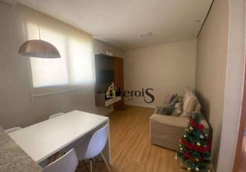 Apartamento com 2 dormitórios à venda, 45 m² por r$ 250.000,00 - edificio residencial parque solar dos passaros - salto/sp