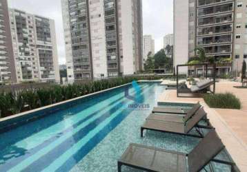 Apartamento com 3 dormitórios para alugar, 114 m² por r$ 8.000,00/mês - panamby - são paulo/sp