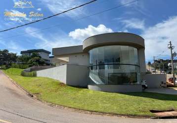 Casa nova e térrea  com 3 suíte  em condomínio terras de santa cruz , bragança paulista - sp