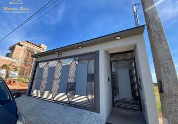 R$ 590.000,00  casa nova com área gourmet no terraço, bragança paulista - sp