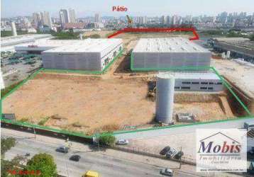 Terreno para alugar, 57100 m² por r$ 474.100,00/mês - parque jaçatuba - santo andré/sp