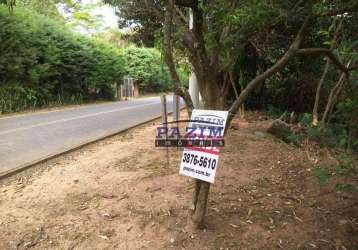 Terreno à venda, 2200 m² - condomínio vale da santa fé - vinhedo/sp