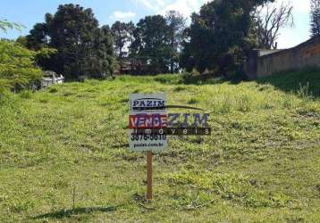 Terreno à venda, 1485 m² - condomínio chácaras do lago - vinhedo/sp