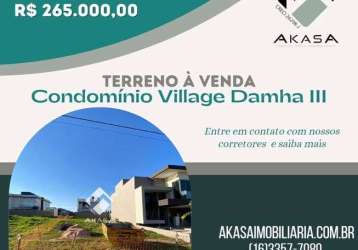 Terreno village damha 3