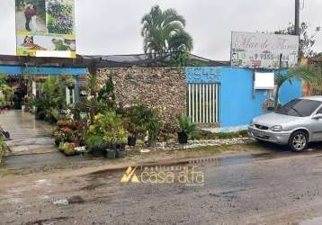 Casa com 02 quartos e sobra de terreno no monções