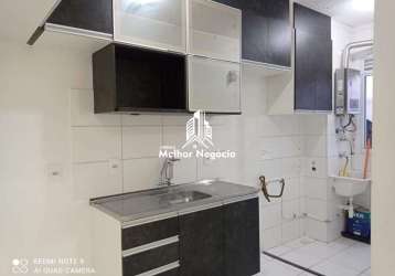 Apartamento a venda com 2 dormitórios em monte mor/sp.