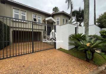 Casa a venda com 3 suítes em campinas-sp. casa localizada no bairro gramado, condomínio novo gramado