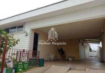 Casa à venda com 4 dormitórios e 1 suíte, vila industrial, campinas, sp - excelente localização!!!