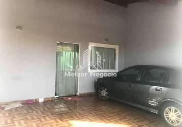 Cód:rca4068 - casa à venda 3 dormitórios, bairro monte feliz/ água branca, piracicaba/sp .