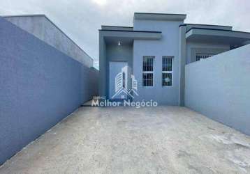 Casa com 2 dorms, jardim são judas tadeu, campinas - r$ 329 mil, cod: ca2544