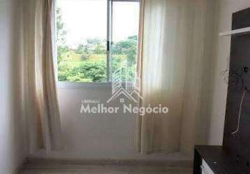 Apartamento com 2 dorms, residencial anauá, hortolândia - r$ 175.000 mil, cod: 3rap1959