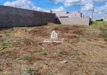 Terreno à venda 175 m²no bairro água branca - piracicaba/sp