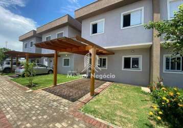 Casa de condomínio à venda com 2 dormitórios (sendo 2 suítes) no bairro parque gabriel, em hortolândia, sp - ótima localização! -- cod: rca3166_lmn