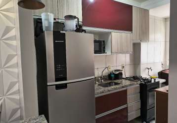 Apartamento planejado de 2 dormitórios à venda, 48 m² por r$ 225.000,00 - condomínio residencial galena - salto/sp