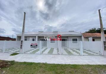 Casa nova com 2 quartos em santa terezinha