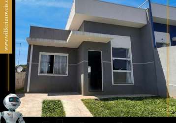 Casa com 3 quartos à venda na rua tocantins, jardim esmeralda, campo largo, 73 m2 por r$ 370.000