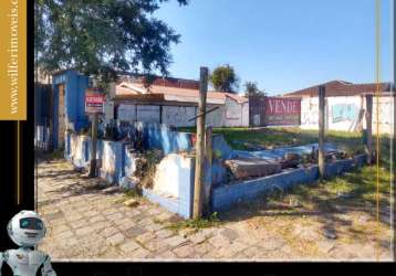 Terreno à venda na rua presidente pádua fleury, 849, hauer, curitiba, 300 m2 por r$ 695.000