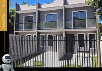 Casa com 2 quartos à venda na rua andré klug, barreirinha, curitiba, 69 m2 por r$ 399.000