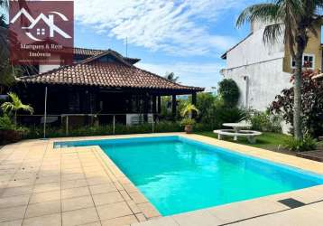 Casa com 4 dormitórios, 590 m² - venda por r$ 3.500.000,00 ou aluguel por r$ 19.261,00/mês - são bento - cabo frio/rj