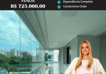 Apartamento residencial condomínio natura alphaville para venda pituba, salvador