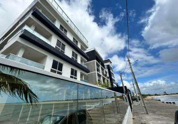 Apto para locação no paraíso à beira-mar em bessa! apartamentos pé na areia, semi-mobiliado