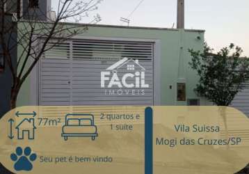 Casa 2 quartos e 1 suíte | mogi das cruzes/sp