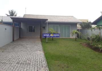 Casa para locação temporada - shangri-lá, pontal do paraná - 100m², 3 vagas