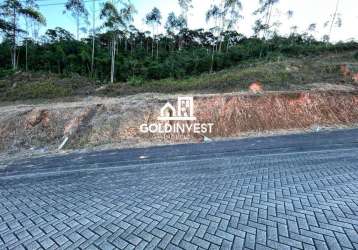 Terreno com 380 m² no loteamento aimoré na guabiruba