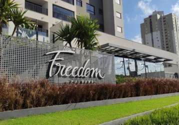 Apartamento no edifício freedom com 2 dormitórios à venda, 73 m² por r$ 795.000 - gleba palhano - londrina/pr