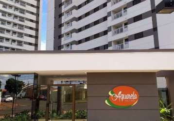 Apartamento no edifício aquarela pinheiros com 2 dormitórios à venda, 60 m² por r$ 439.000 - parque jamaica - londrina/pr