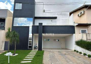 Casa com piscina a venda, 220 m² por r$ 1.440.000 - condomínio vale do arvoredo - londrina/pr