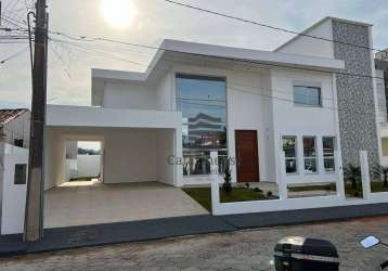 Casa com 4 dormitórios à venda, 400 m² por r$ 1.400.000,00 - centro - palhoça/sc