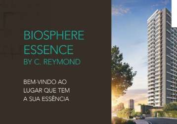 Lançamento imobiliário do biosphere essence by cauã reymond com studios e apartamentos de 1 e 2 quartos na paralela imbuí em salvador bahia