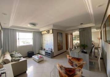 Apartamento 3/4 varanda com 103 andar alto no georges pompidou aquarius vender na pituba salvador bahia