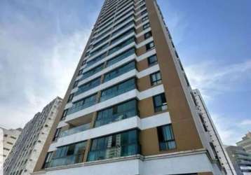 Apartamento 3/4 sendo uma suíte, medindo 90 m², andar alto no edifício versatile na rua ranulfo oliveira no jardim apipema barra.