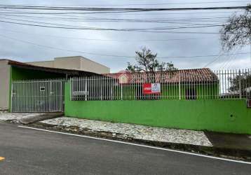 Casa para venda em araucária, iguaçu, 3 dormitórios, 1 banheiro