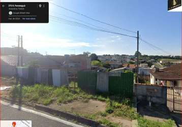 Terreno para venda no bairro iguaçu em araucária, sem mobília, 420 m² de área total, 420 m² privativos,