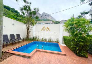 Casa em condomínio fechado com 4 quartos à venda na rua graça couto, gávea, rio de janeiro, 315 m2 por r$ 3.750.000